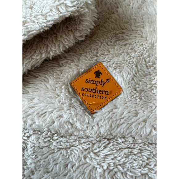 Simply Southern Sherpa 1/4 zip jacket/fleece, size Small - Picture 3 of 10